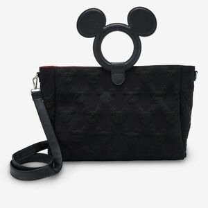 Disney Black Mickey Mouse Handle Bag New